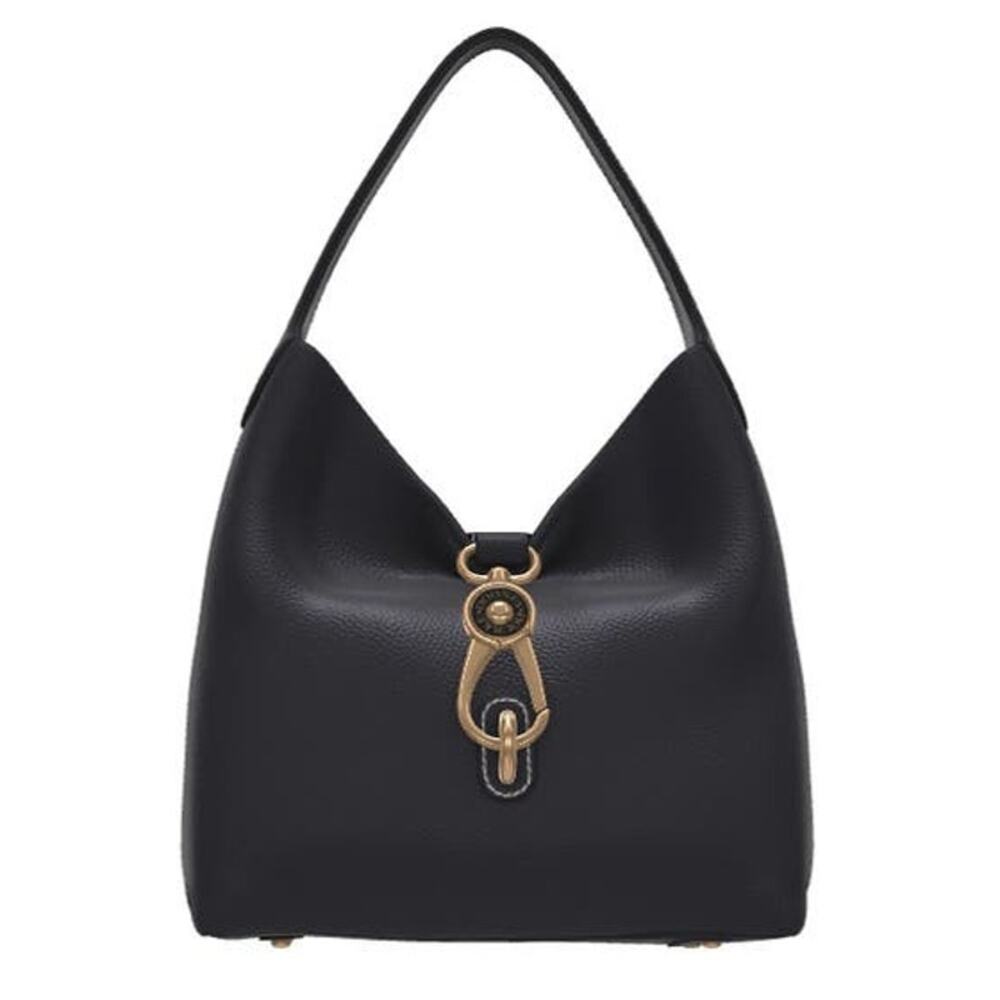 Dooney & Bourke Pebble Grain Leather Large Sack shoulder Purse Hobo bag 0708143